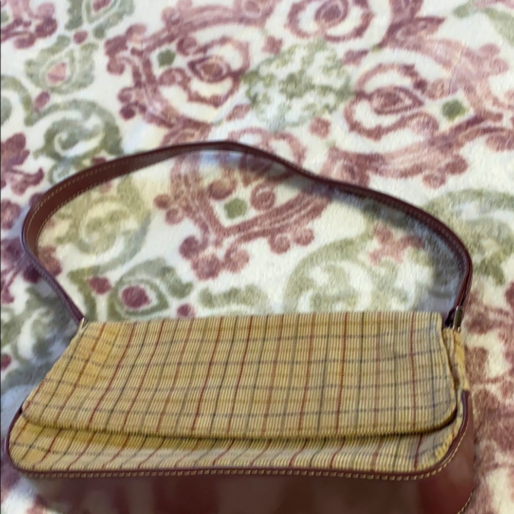 Purse plaid cordaroy